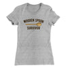 Wooden Spoon Survivor Women's T-Shirt Heather Grey | Funny Shirt from Famous In Real Life
