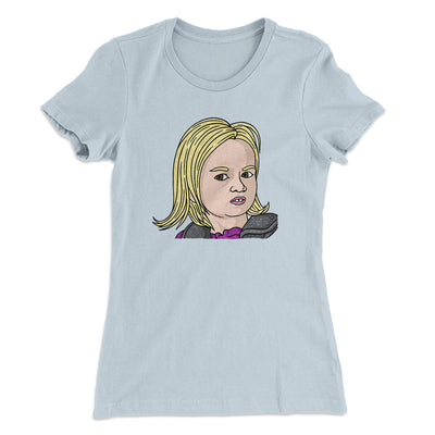 Side Eye Chloe Meme Funny Women's T-Shirt Light Blue | Funny Shirt from Famous In Real Life