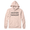 Thinking About The Roman Empire Hoodie Pale Pink | Funny Shirt from Famous In Real Life