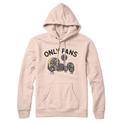 Only Fans Hoodie Pale Pink | Funny Shirt from Famous In Real Life