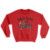 Only Fans Ugly Sweater Red | Funny Shirt from Famous In Real Life
