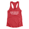 If Golf Was Easy They’d Call It Your Mom Women's Racerback Tank Vintage Red | Funny Shirt from Famous In Real Life
