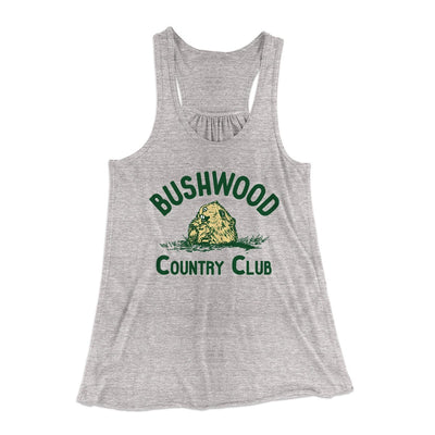 Bushwood Country Club Women's Flowey Tank Top Athletic Heather | Funny Shirt from Famous In Real Life
