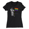 Pride Moonman Women's T-Shirt Black | Funny Shirt from Famous In Real Life