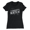The Night's Watch Women's T-Shirt Black | Funny Shirt from Famous In Real Life