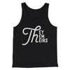 They, Them, Theirs Men/Unisex Tank Top Black | Funny Shirt from Famous In Real Life