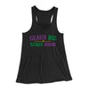 Geaux Big or Geaux Home Women's Flowey Tank Top Black | Funny Shirt from Famous In Real Life
