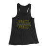Pew Pew Women's Flowey Tank Top Black | Funny Shirt from Famous In Real Life