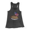 American Apple Pie Women's Flowey Tank Top Dark Grey Heather | Funny Shirt from Famous In Real Life