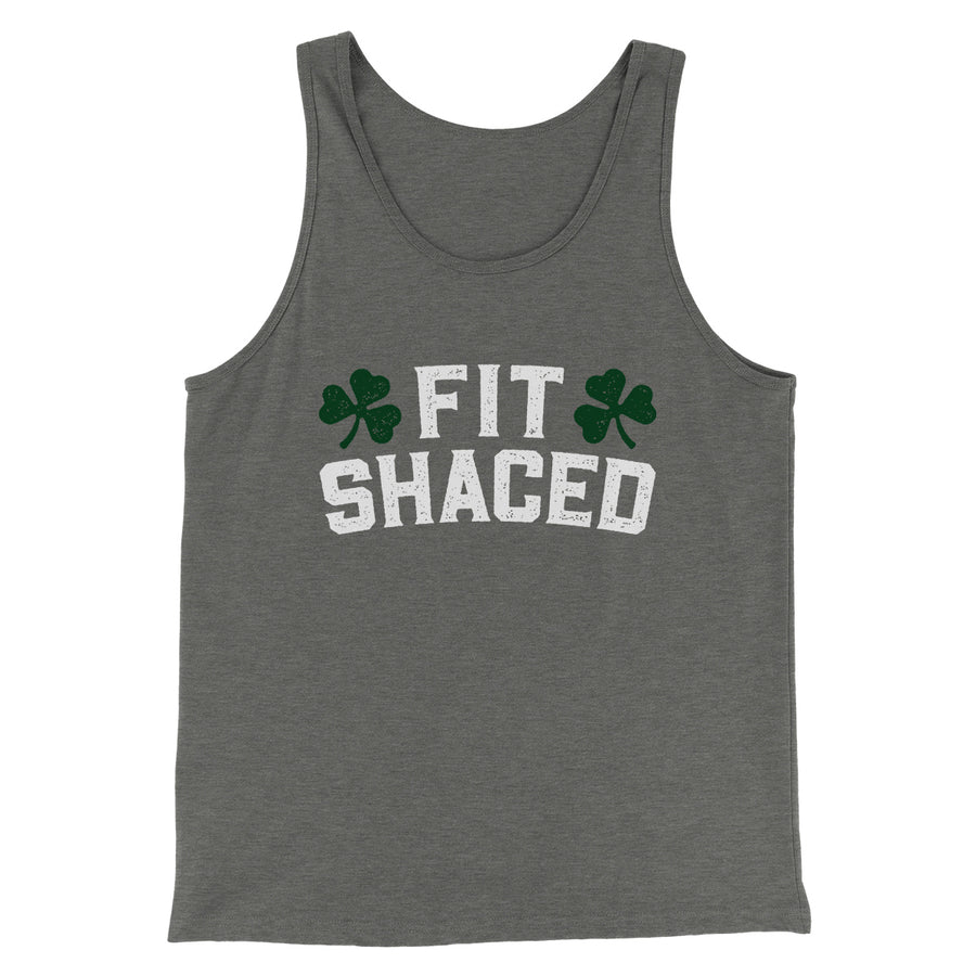 Fit Shaced Men/Unisex Tank Top Athletic Heather | Funny Shirt from Famous In Real Life