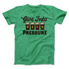 Give Into Beer Pressure Men/Unisex T-Shirt Heather Kelly | Funny Shirt from Famous In Real Life
