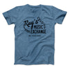 Rays Music Exchange Funny Movie Men/Unisex T-Shirt Heather Slate | Funny Shirt from Famous In Real Life