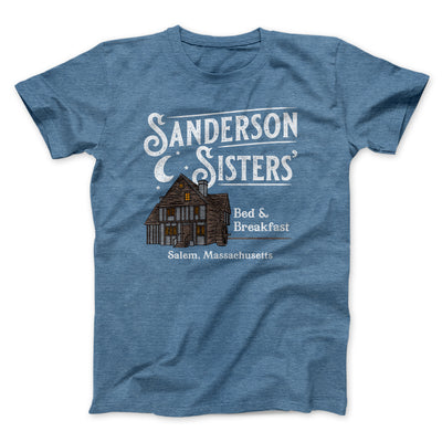 Sanderson Sisters' Bed & Breakfast Funny Movie Men/Unisex T-Shirt Heather Slate | Funny Shirt from Famous In Real Life