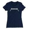 Hanukkah Women's T-Shirt Midnight Navy | Funny Shirt from Famous In Real Life