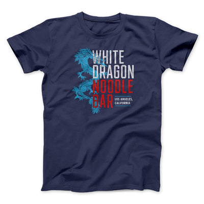 White Dragon Noodle Bar Funny Movie Men/Unisex T-Shirt Navy | Funny Shirt from Famous In Real Life