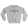 Thankful AF Ugly Sweater Sport Grey | Funny Shirt from Famous In Real Life