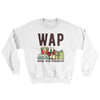WAP- Wine & Presents Ugly Sweater White | Funny Shirt from Famous In Real Life
