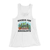 Sucker For Succulents Women's Flowey Tank Top White | Funny Shirt from Famous In Real Life