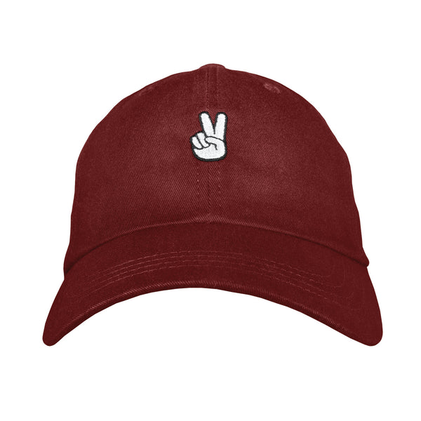 Peace Sign Vintage Dad Hat – Adjustable Distressed Cotton Cap In Gray Camo
