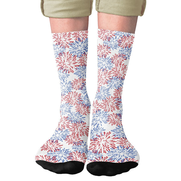 Fireworks Adult Crew Socks Famous IRL