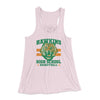 Hawkins Tigers Basketball Women's Flowey Racerback Tank Top Soft Pink | Funny Shirt from Famous In Real Life