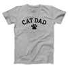 Cat Dad Men/Unisex T-Shirt Sport Grey | Funny Shirt from Famous In Real Life