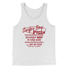 Surfer Boy Pizza Men/Unisex Tank Top White | Funny Shirt from Famous In Real Life