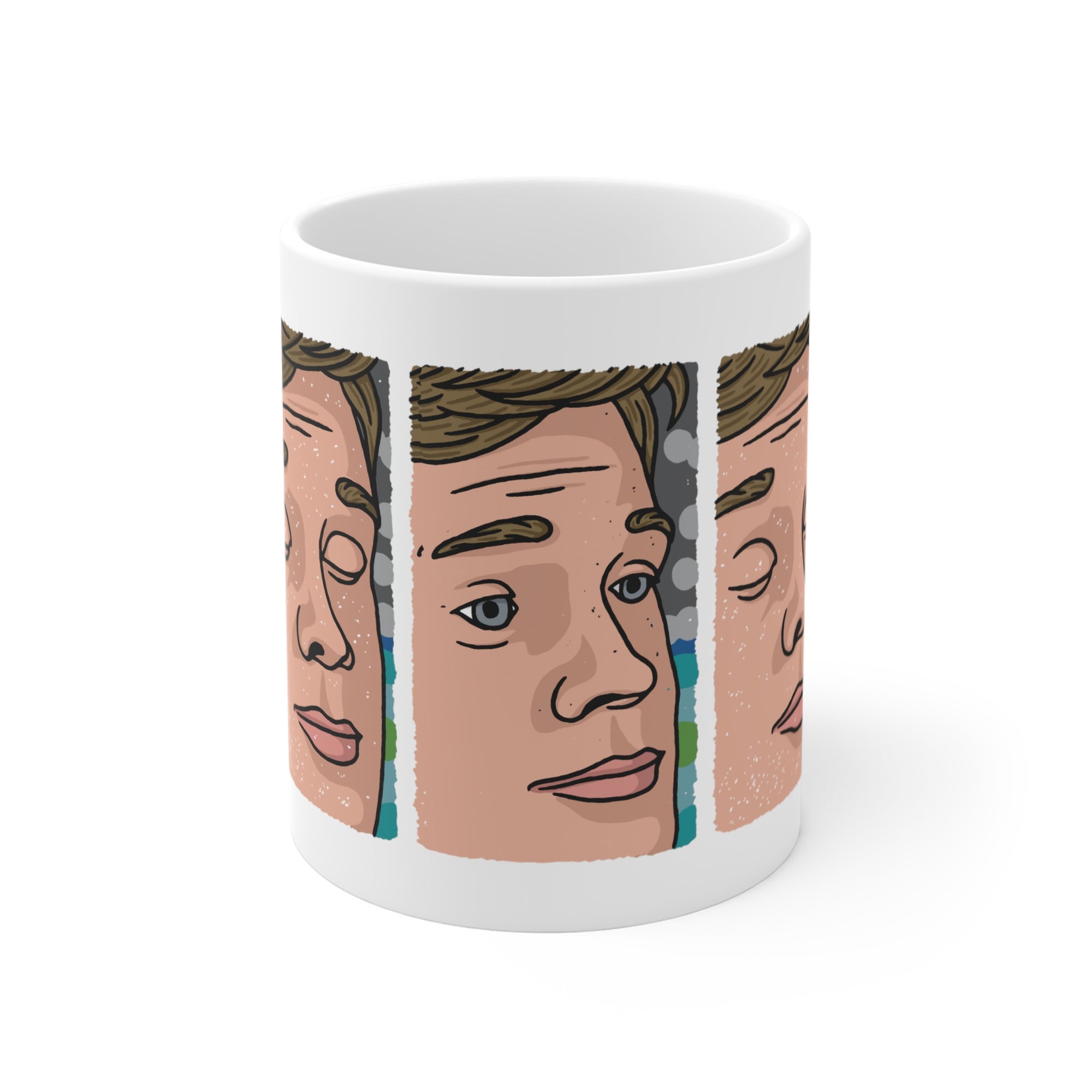 Blinking Guy Meme Coffee Mug | Funny Shirt from Famous In Real Life