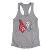 Washington #1 Women's Racerback Tank Heather Grey | Funny Shirt from Famous In Real Life