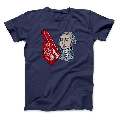 Washington #1 Men/Unisex T-Shirt Navy | Funny Shirt from Famous In Real Life