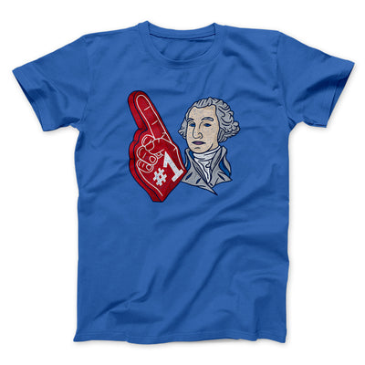 Washington #1 Men/Unisex T-Shirt Royal | Funny Shirt from Famous In Real Life