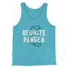 Reunite Pangea Men/Unisex Tank Top Aqua Triblend | Funny Shirt from Famous In Real Life