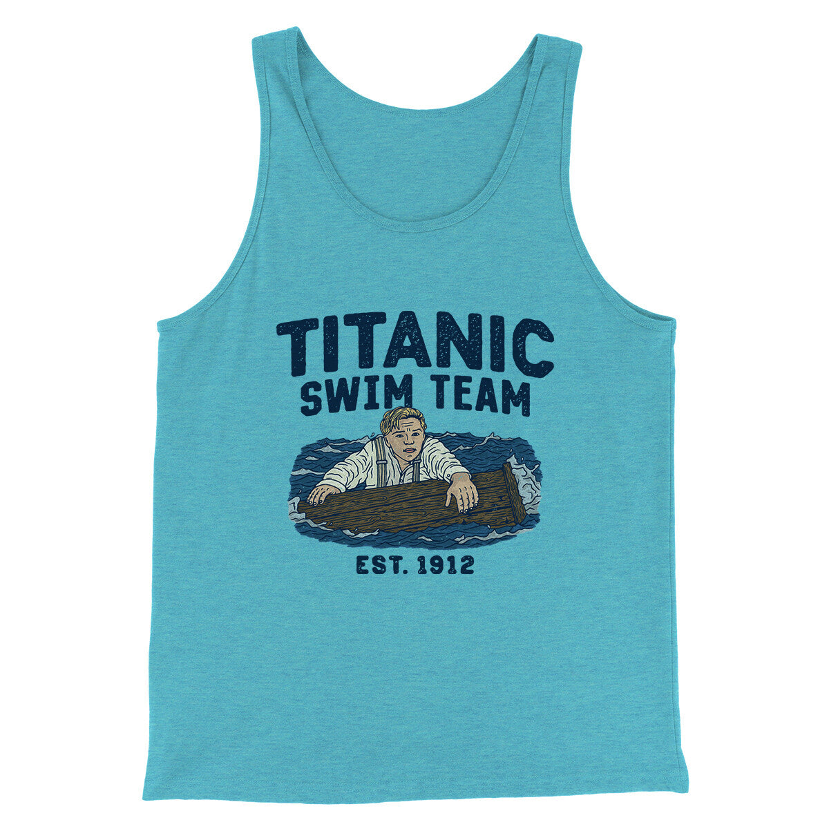 Titanic Swim Team Men/Unisex Tank Top | Funny Shirt from Famous In Real Life