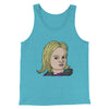 Side Eye Chloe Meme Funny Men/Unisex Tank Top Aqua Triblend | Funny Shirt from Famous In Real Life