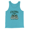 Columbia Inn Men/Unisex Tank Top Aqua Triblend | Funny Shirt from Famous In Real Life