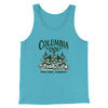 Columbia Inn Men/Unisex Tank Top Aqua Triblend | Funny Shirt from Famous In Real Life