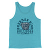 Shermer High Bulldogs Men/Unisex Tank Top Aqua Triblend | Funny Shirt from Famous In Real Life