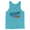 Motor Boatin’ Son Of A Bitch Men/Unisex Tank Top Aqua Triblend | Funny Shirt from Famous In Real Life