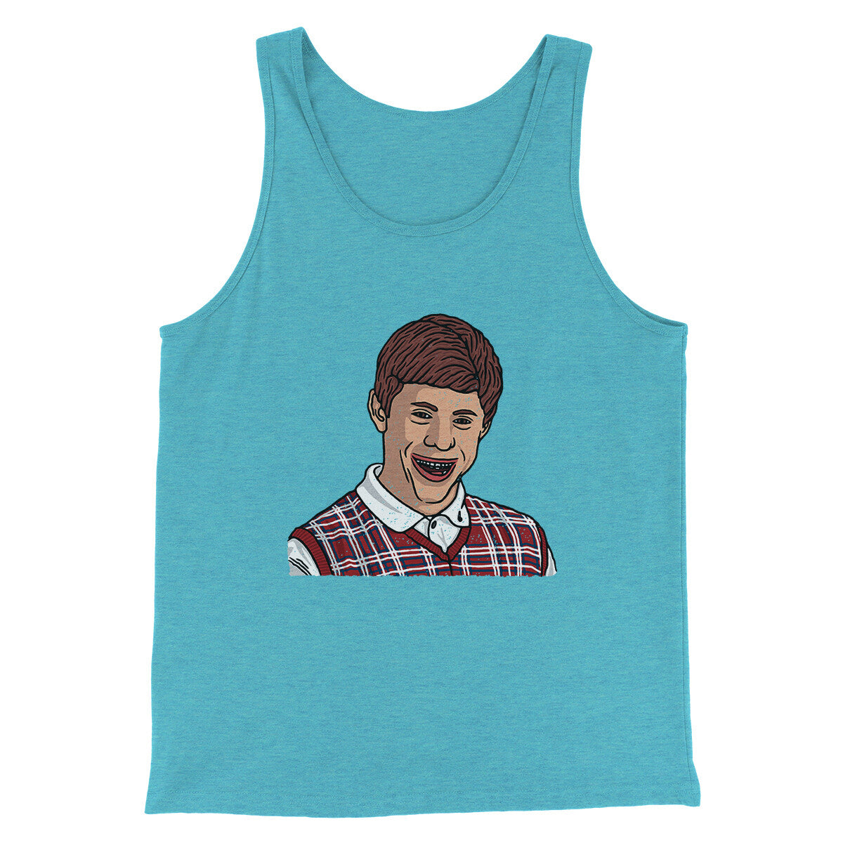 Bad Luck Brian Meme Funny Men/Unisex Tank Top | Funny Shirt from Famous In Real Life