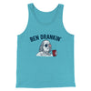 Ben Drankin Men/Unisex Tank Top Aqua Triblend | Funny Shirt from Famous In Real Life