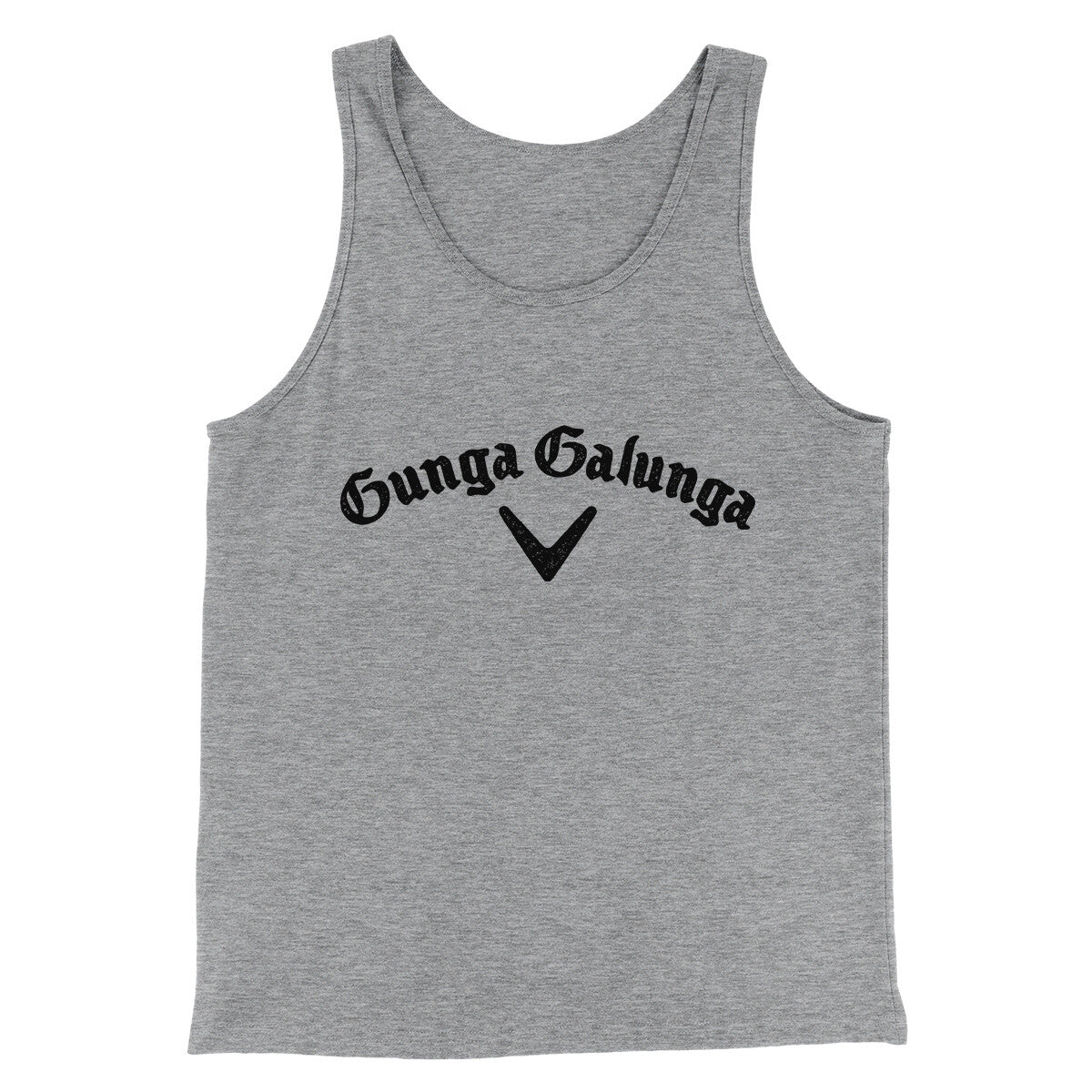 Gunga Galunga Men/Unisex Tank Top Athletic Heather | Funny Shirt from Famous In Real Life