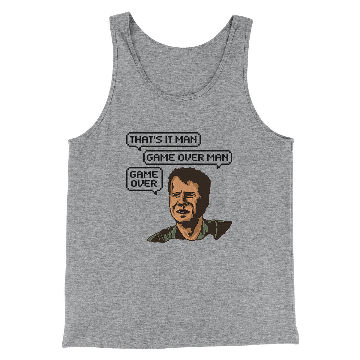 Thats It Man Game Over Man Men/Unisex Tank Top | Funny Shirt from Famous In Real Life