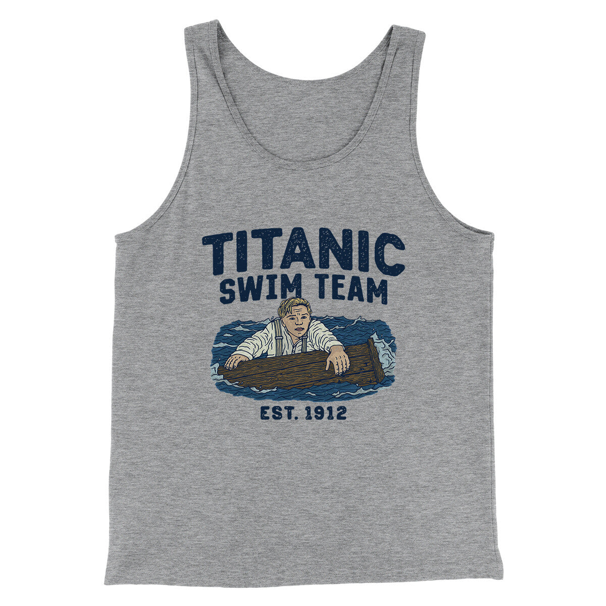 Titanic Swim Team Men/Unisex Tank Top | Funny Shirt from Famous In Real Life