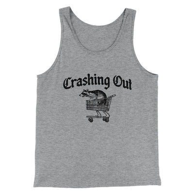 Crashing Out Men/Unisex Tank Top Athletic Heather | Funny Shirt from Famous In Real Life