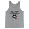 There It Is Mikey His Head Is Bleeding Men/Unisex Tank Top Athletic Heather | Funny Shirt from Famous In Real Life
