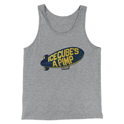 Ice Cube's A Pimp. Men/Unisex Tank Top Athletic Heather | Funny Shirt from Famous In Real Life