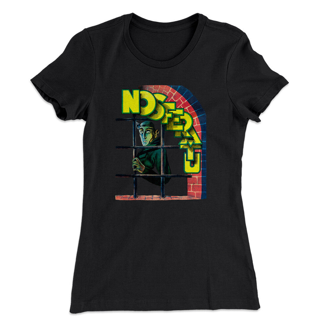 Nosferatu Women's T-Shirt Black | Funny Shirt from Famous In Real Life