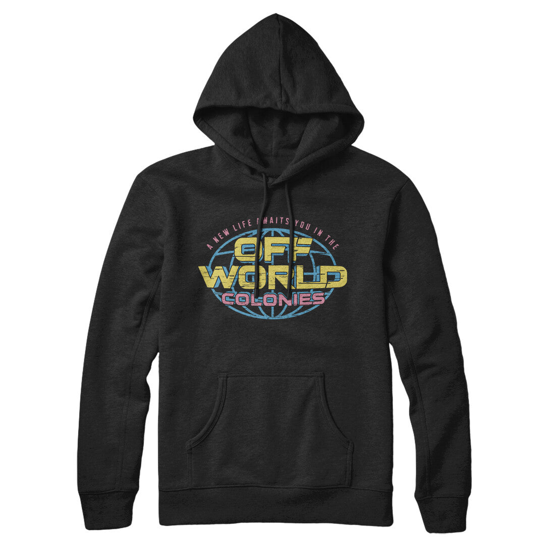 Off World Colonies Hoodie Black | Funny Shirt from Famous In Real Life