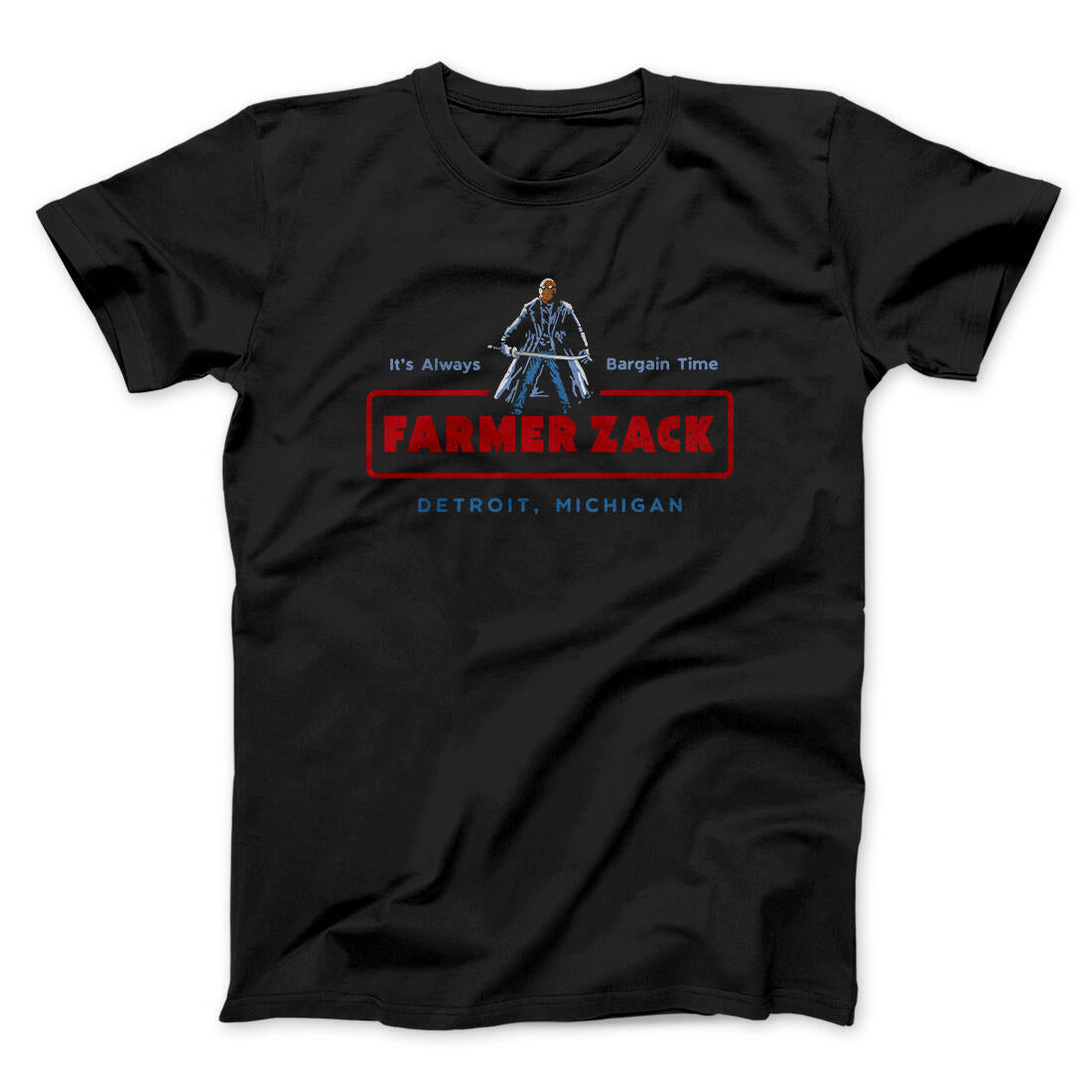 Farmer Zack Men/Unisex T-Shirt Black | Funny Shirt from Famous In Real Life
