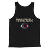 Make Orwell Fiction Again Men/Unisex Tank Top Black | Funny Shirt from Famous In Real Life
